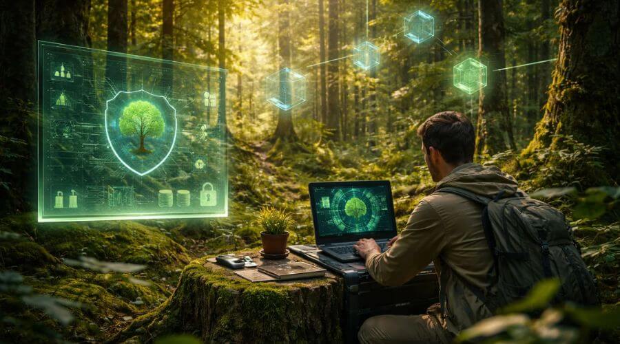 Como Funciona a Rastreabilidade Blockchain na Preservação Florestal